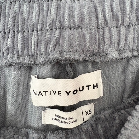 Native youth corduroy wide leg trousers - Picture 4 of 5
